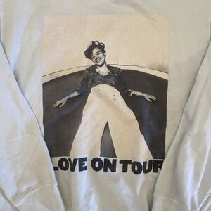 Harry Styles Love On Tour Sweatshirt Light Mint Green Size Medium